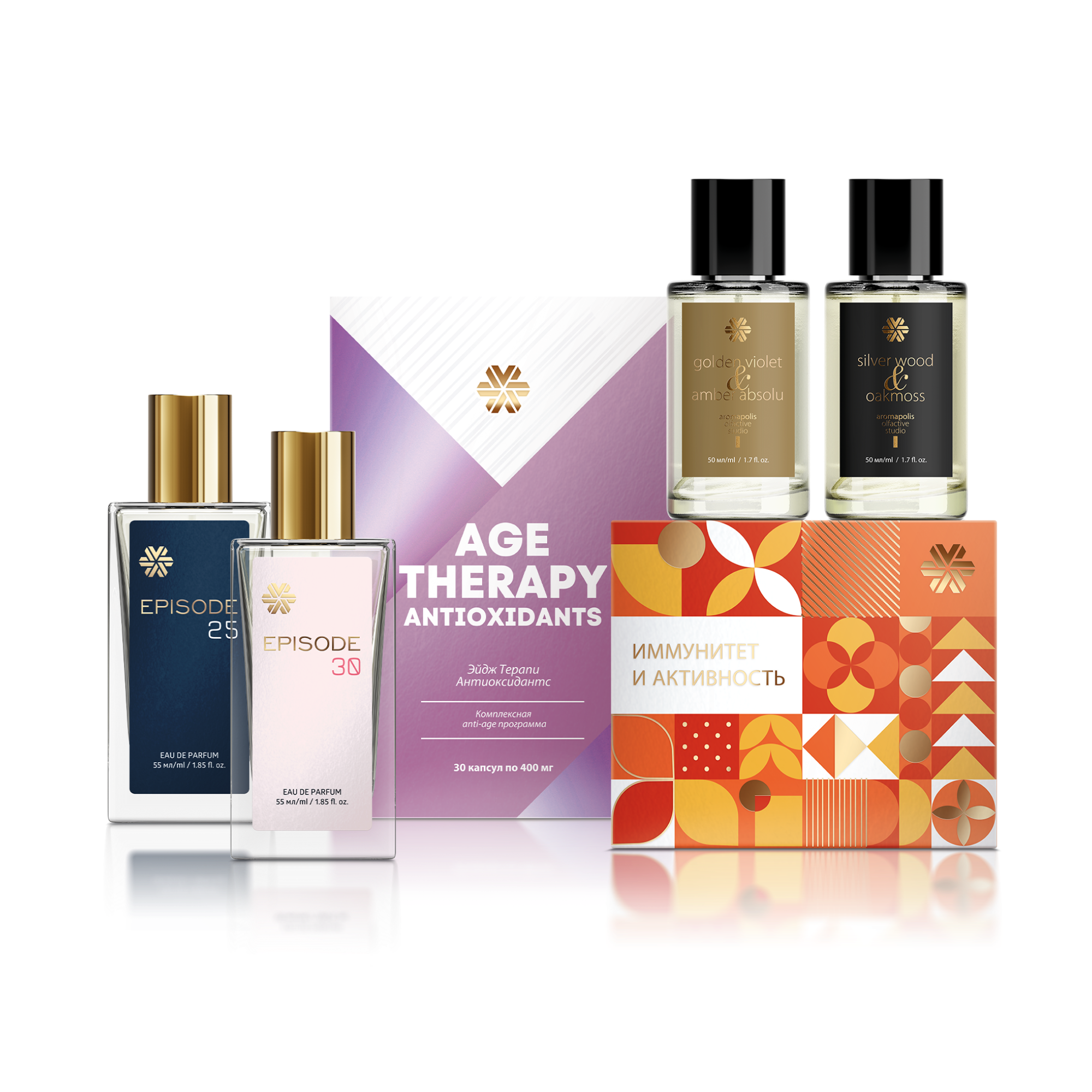 Купи на сумму от 21 000 ₸ и получи скидку 40% на один из товаров (пробник в подарок)