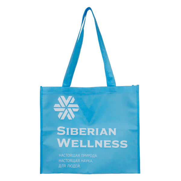 Siberian Wellness спанбондты экосумкасы