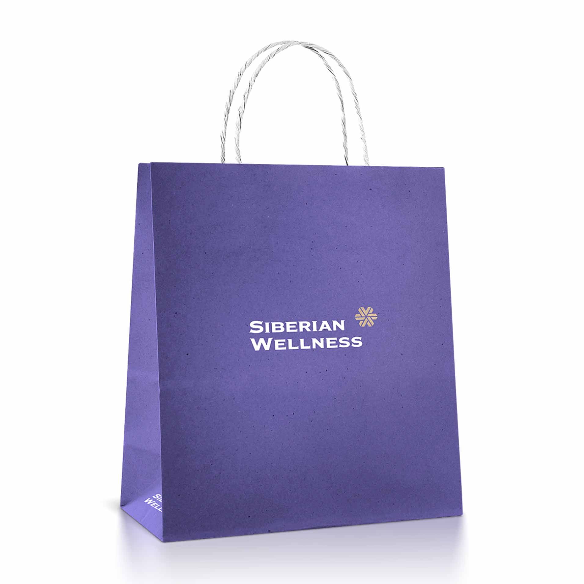 Пакет бумажный «Siberian Wellness 30 лет»
