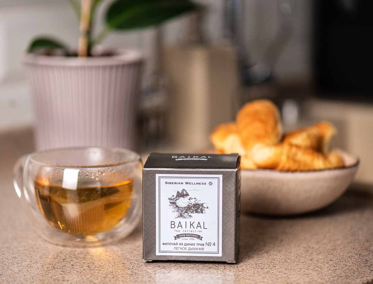 Baikal Tea Collection - Жабайы шөптерден жасалған фитошай № 4 (Жеңіл тыныс)