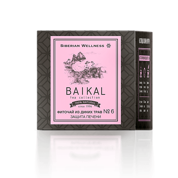 Baikal Tea Collection - Жабайы шөптерден жасалған фитошай № 6 (Бауырды қорғау)