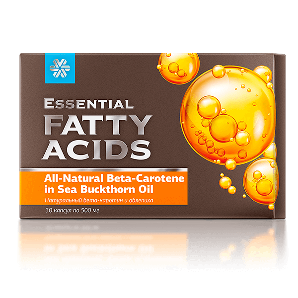 Essential Fatty Acids - Табиғи бета-каротин және шырғанақ