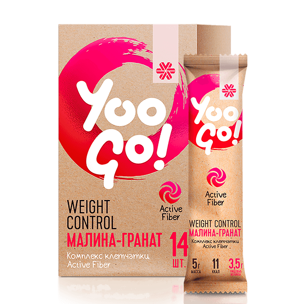 Yoo Go - Weight Control (таңқурай-анар) шырыны