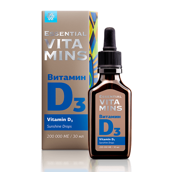 Essential Vitamins - D3 дәрумені