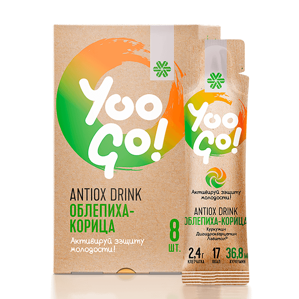 Yoo Gо - Antiox Drink «Шырғанақ-даршын» сусыны