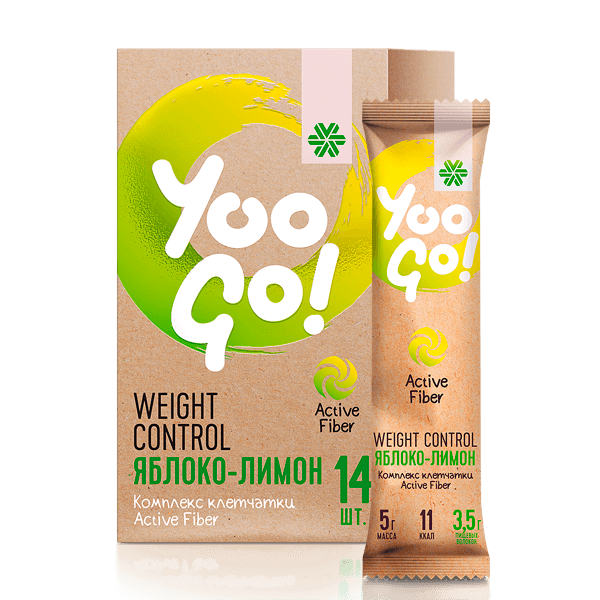 Yoo Go - Напиток Weight Control (яблоко-лимон)
