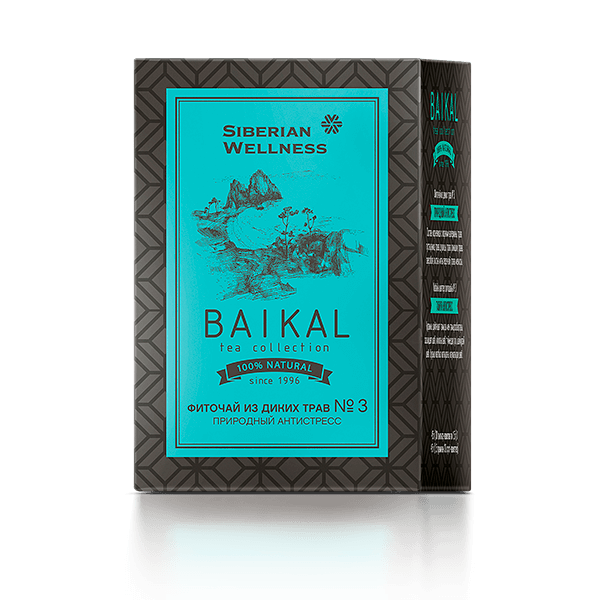 Baikal Tea Collection - Жабайы шөптерден жасалған фитошай № 3 (Күйзеліске қарсы табиғи құрал)