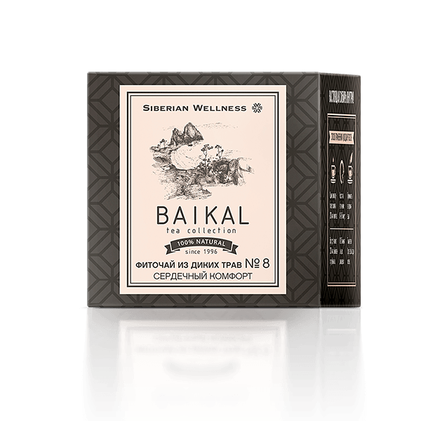 Baikal Tea Collection - Жабайы шөптерден жасалған фитошай №8 (Жүрек жайлылығы)