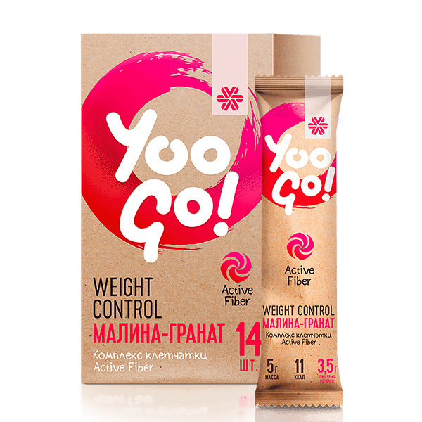 Yoo Go - Напиток Weight Control (малина-гранат)